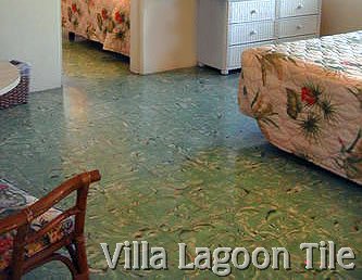 Cuban tile floor in Key West Hotel