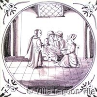 Delft Tile Bible Scenes