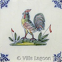 Delft bird tiles