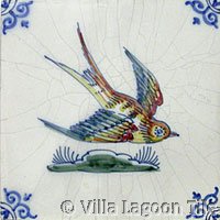 delft backsplash tiles