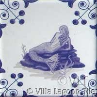 Sea life delft tile for sale