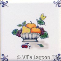handpainted delft tile