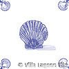 scallop sea shell tile