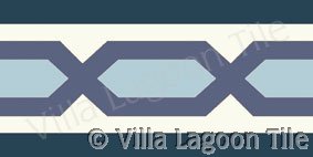Geometric boarder tile