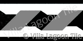Narrow stripes border tile