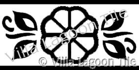 Encaustic border tile