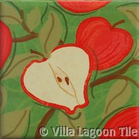 Apple fruit ceramic tile