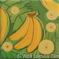 Banana fruit tile