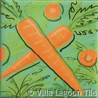 Carrots fruit tile