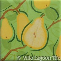 Pear fruit tile