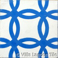 Geometric cement tile designs