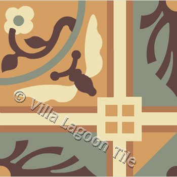Anete Tile with a Bee
