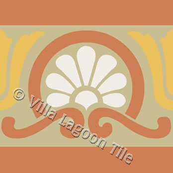 Havana Cuban Tile Border