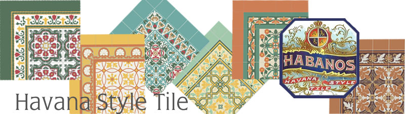 Havana Cuba style tile