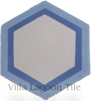 Target framed cement hex tile