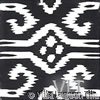 Ikat weave floor tile
