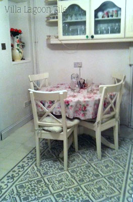 New Castle tile in a UK kitchen