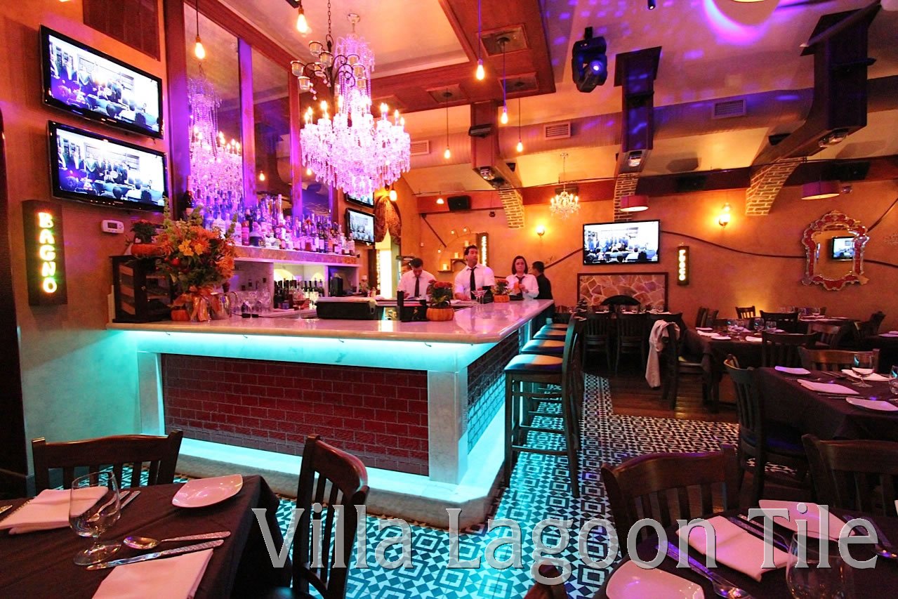 Serata Restaurant tile floor Long Island, NY