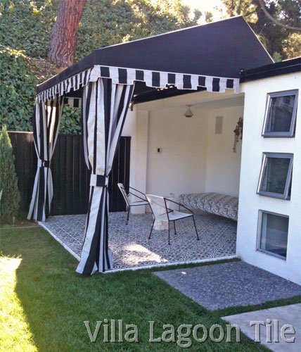 Los Angeles cement tile cabana