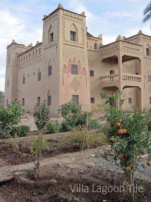 Moroccan riad casbah