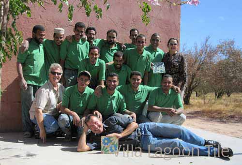Moroccan craftsment who make our tile