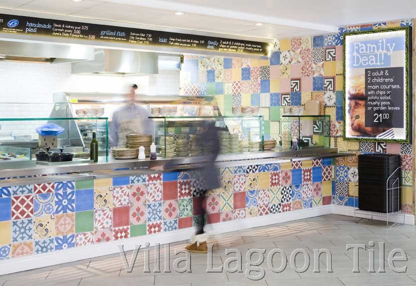 England's Chester Zoo Patchwork tile