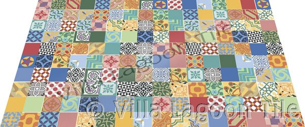 Patchwork Cement Tile