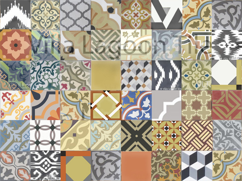 Patchwork tile in stock