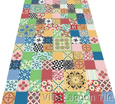 Patchwork Tile Patterns for UK and Europe