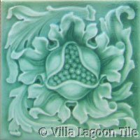 Antique Relief tile historical pattern
