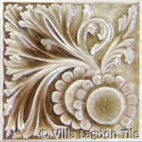 creamy rocooco tile deisgn