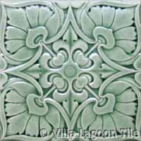 vintage relief tile