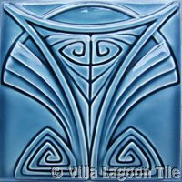 Art Nouveau Relief Tiles