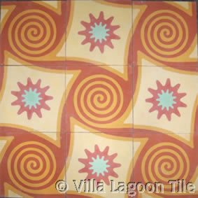 10 inch cement tile