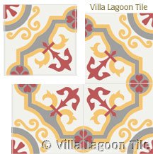 Castillo Moroccan tile cement floor tile