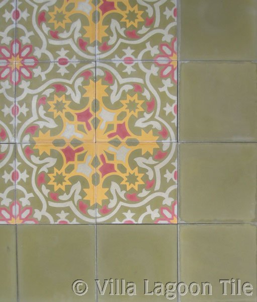 In Stock Cement Tile-Istambul Pattern