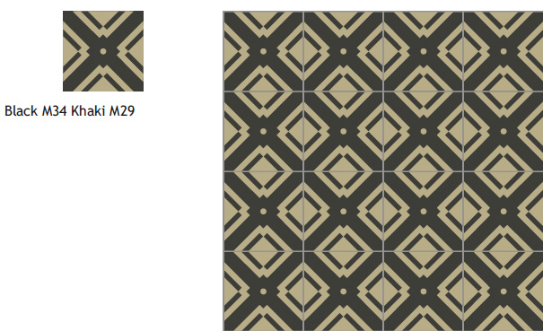 Moroccan cement tile