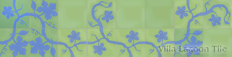 grapevine encaustic cement tile like emery et cie