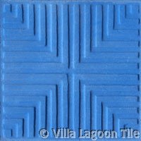 Sidewalk textured tile for landscaping