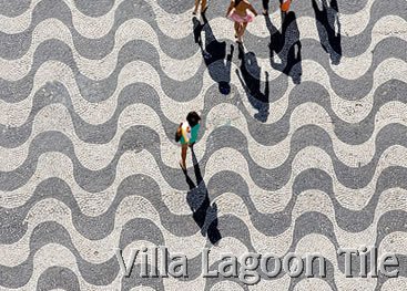 Wave design sidewalk