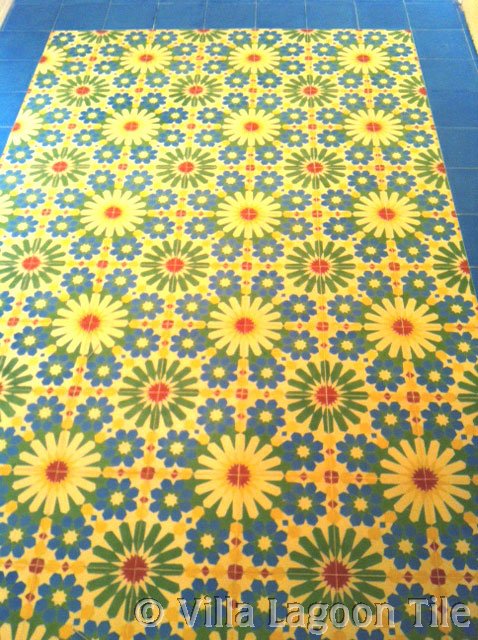 Toledo moorish tile design floor
