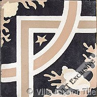 Trapani Midnight Cement Tile