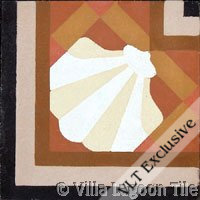 Cement tile corner 
