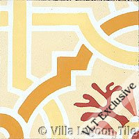 venetian tile sunset cement tile