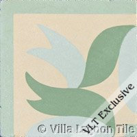 Cement tile ribbon corner