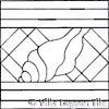 Trellis Shell Border Tile Pattern