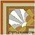Trellis Shell Corner Russet Tile