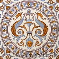 Victorial transferware tile