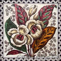 Victorial transferware tile