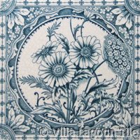 Victorial transferware tile